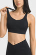 Breathable Crisscross Back Sports Bra - Minihomy