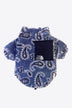 Paisley Zip-Up Teddy Pet Jacket - Minihomy