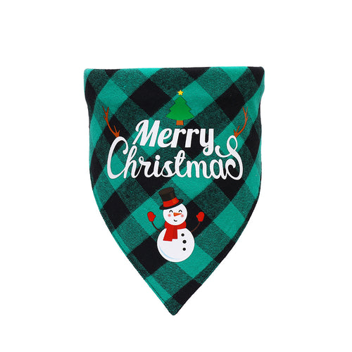 Christmas Dog Bandana Pet Triangle Scarf For Puppy And Cat Pet