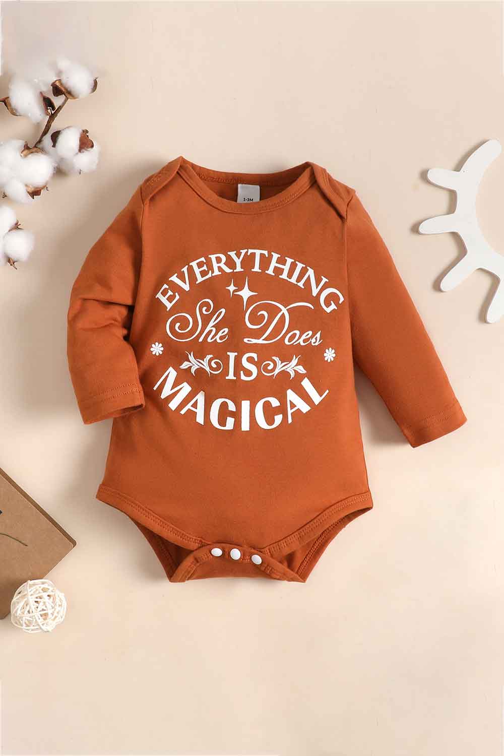 Baby Graphic Long Sleeve Bodysuit - Minihomy