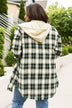 Plus Size Plaid Curved Hem Button Front Shirt - Minihomy