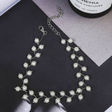 Fashion Pearl Neckband Simple Short Clavicle Chain Summer Beauty Choker Necklace Jewelry - Minihomy