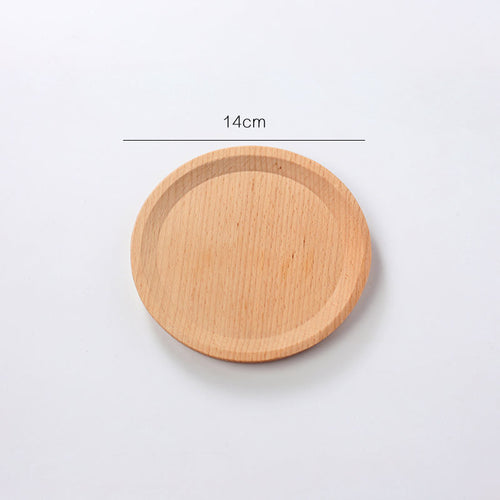 Unpainted Beech Solid Wood Fruit Tray