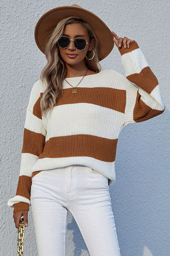 Striped Slouchy Sweater