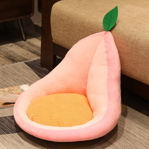 Kawaii Multifunction Plush Fruit Soft Stuffed Cactus Avocado Carrot Pillow Toys Home Office Decor Chair Seat Cushion