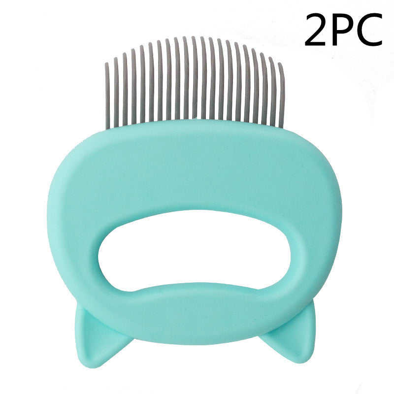 Pet Hair Removal Massaging Shell Comb - Minihomy