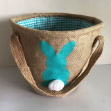 Easter Basket Jute Day Tote Bag - Minihomy