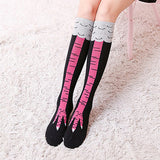 Spring And Autumn Knee Socks Funny Chicken Socks