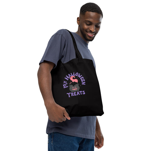 Halloween Themed Organic Fashion Tote Bag