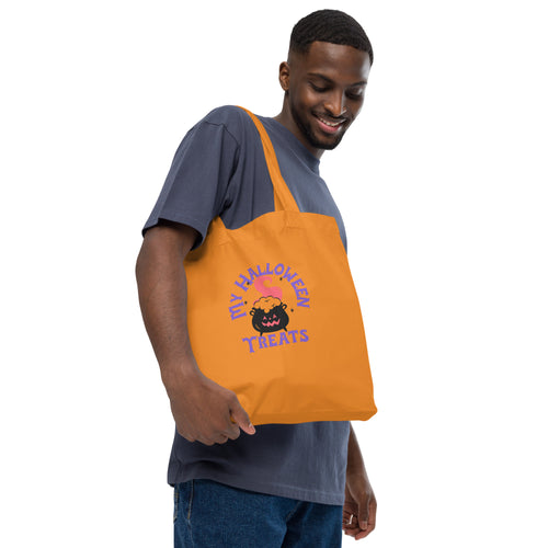 Halloween Themed Organic Fashion Tote Bag