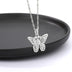 Gold Stainless Steel Stylish Butterfly Necklace Lovely Insect Animal Metal Woman Man Jewelry - Minihomy