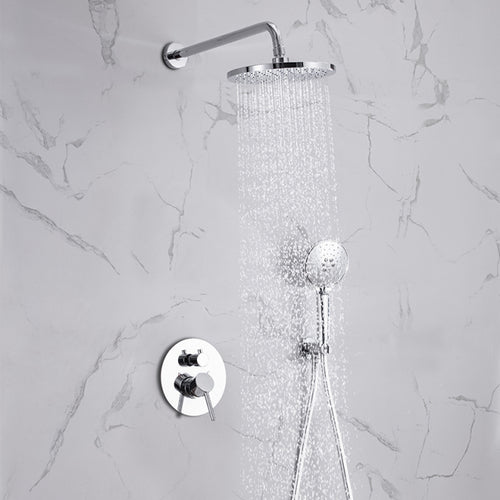 Thermostatic Shower Faucet Chrome Bathroom Shower Mixer Rain Shower System Bathtub Faucet Taps