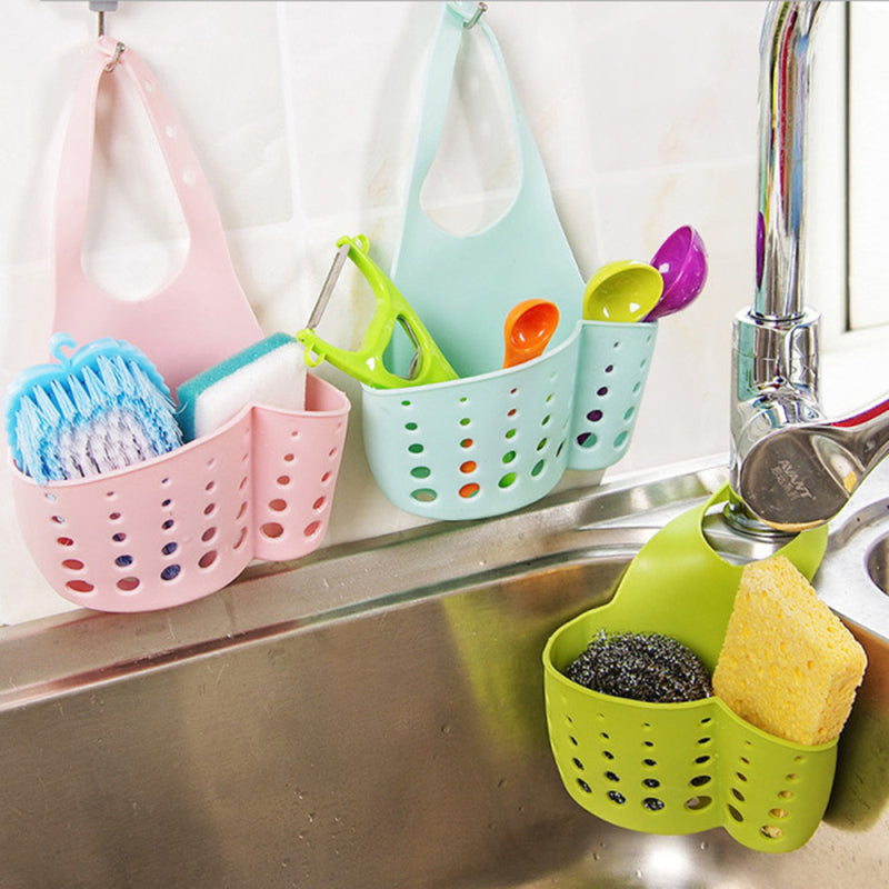 Drain Storage Tool Kitchen Sink Sponge Holder