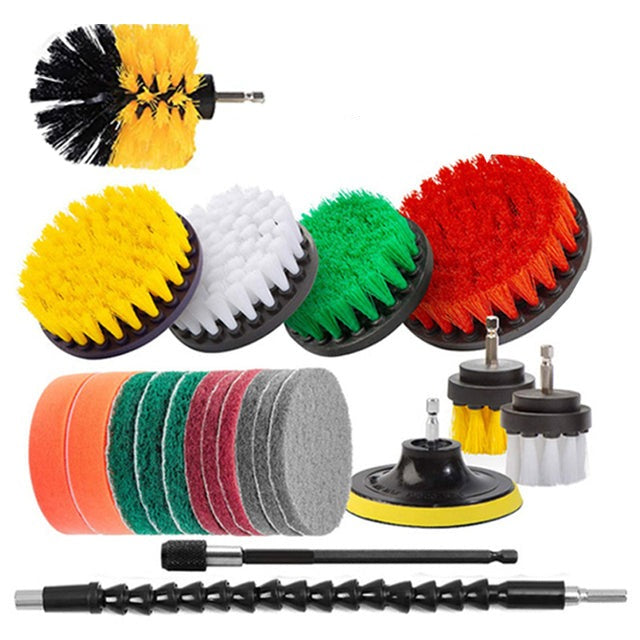 Drill Brush Attachment Set Power Scrubber Tools