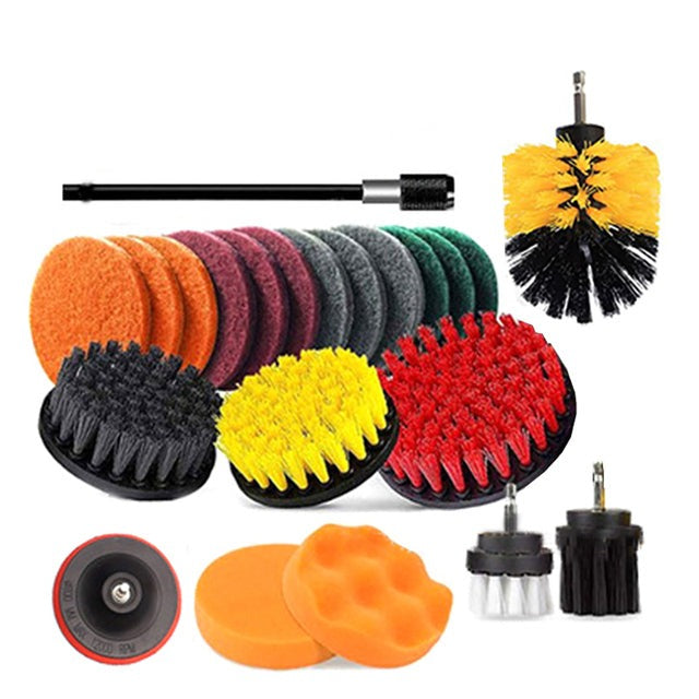 Drill Brush Attachment Set Power Scrubber Tools