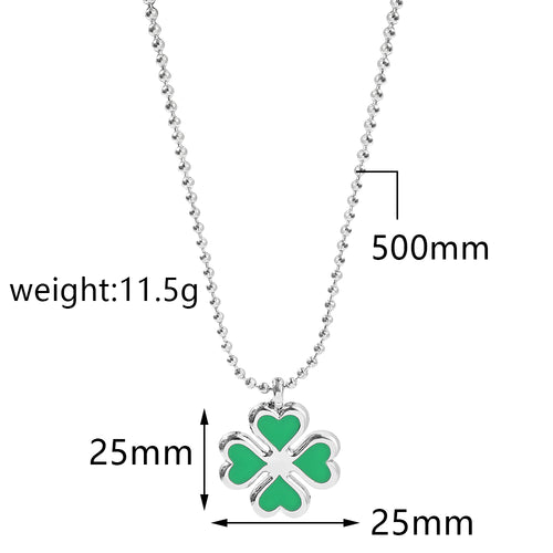 Pendant Necklace for Women Girls Props Bead Chain Jewelry