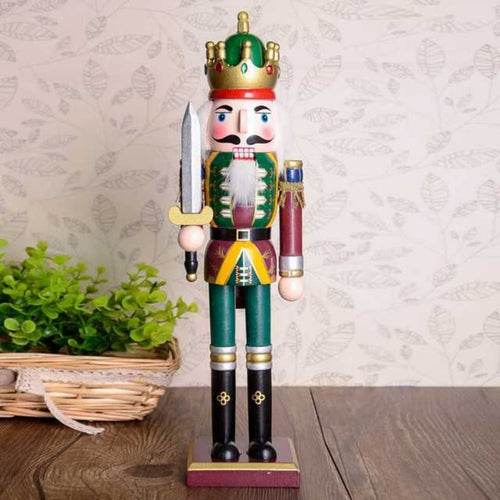 Wooden  Solider Figure Model Puppet Doll Handcraft For Kid New Year Gifts Christmas Home Office Decoration
