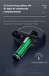 Recovery Guru 2021 New Arrival Electric LCD Touch Muscle Relief Massage Gun Full Body Powerful Massager Pain Relaxation