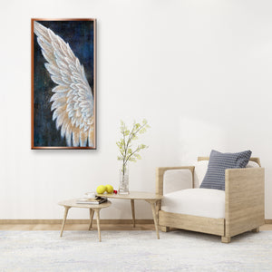 Angel Wings 5D DIY Full Round Drill Rhinestones Diamond Painting Mosaic Kits Art Craft Home Decor Gifts