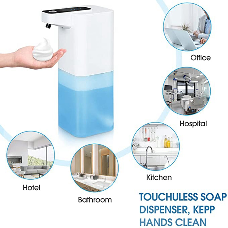 Foam Liquid Soap Dispenser Automatic Soap Dispensers for Bathroom Touchless Dish Soap Dispenser Electric Hand Free Soap Pump