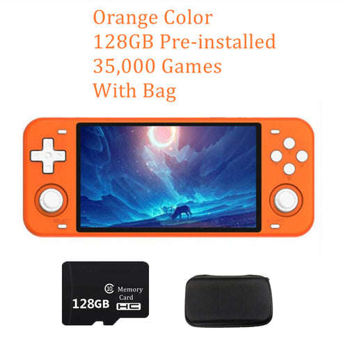 Best IPS 5 inch screen RGB10 MAX Retro Handheld Portable Game Console 64G 128G 20000 games Quad Core support bluetooth wifi