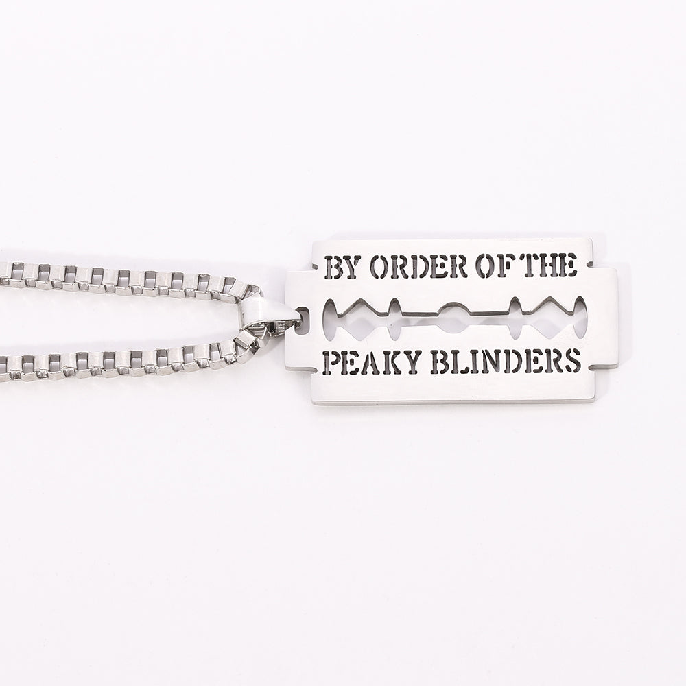 Peaky Blinders Blade Necklace for Men