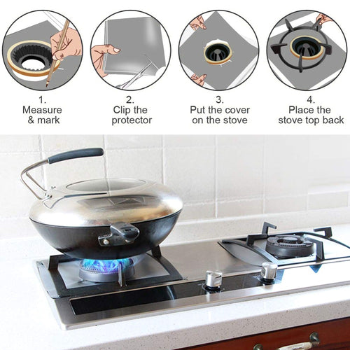 Clean Mat Pad Kitchen Gas Stove  Protector Kitchen Accessories