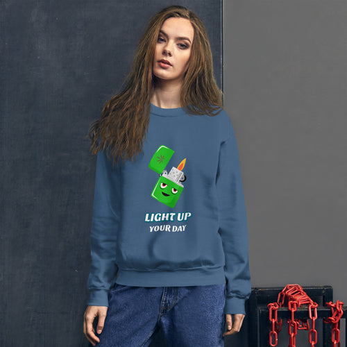 Light Up Your Day Unisex Sweatshirt  Marble Lamp Finial