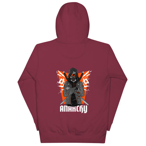 Mysterious Warrior Themed Unisex Hoodie